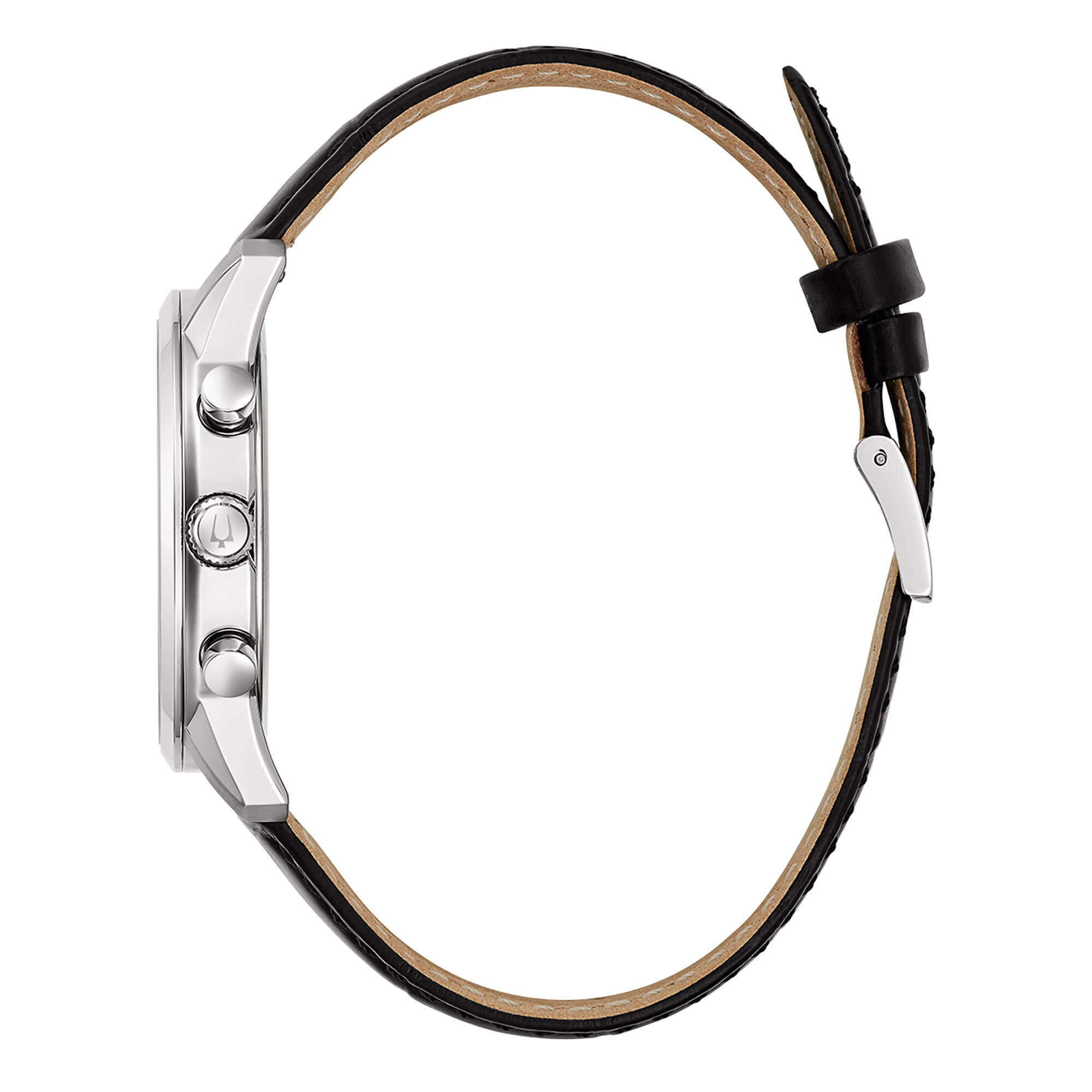 Orologio Uomo Bulova Sutton Chrono Verde Quarzo Cronografo Data Pelle Nero 96B413