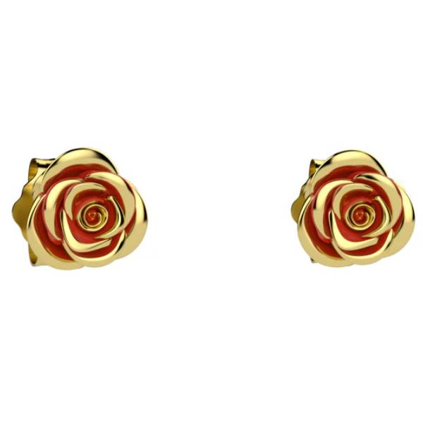 Orecchini Bambina Nanàn Argento 925 Rosa Rossa Gold NAN0652