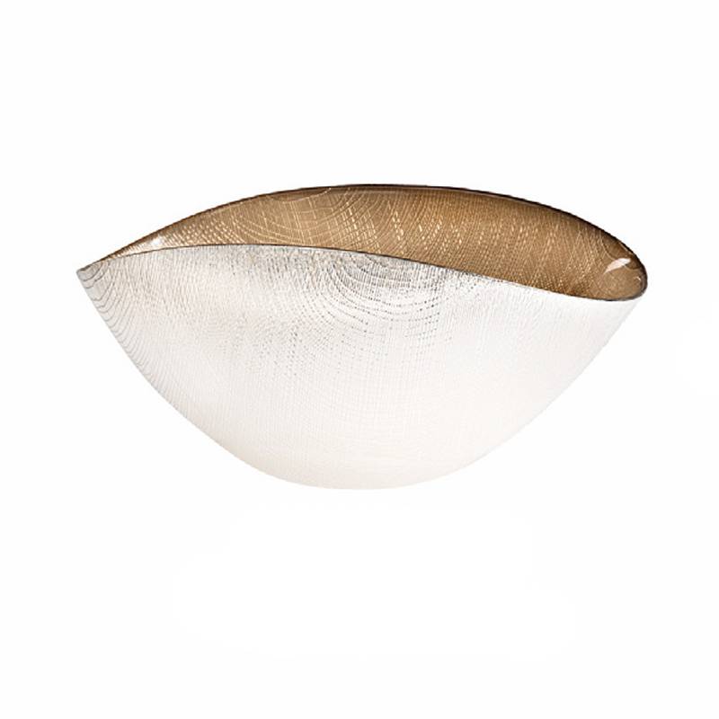 Centrotavola Cristallo Onlylux New Burano Corda Silver 38x11 cm OL03419
