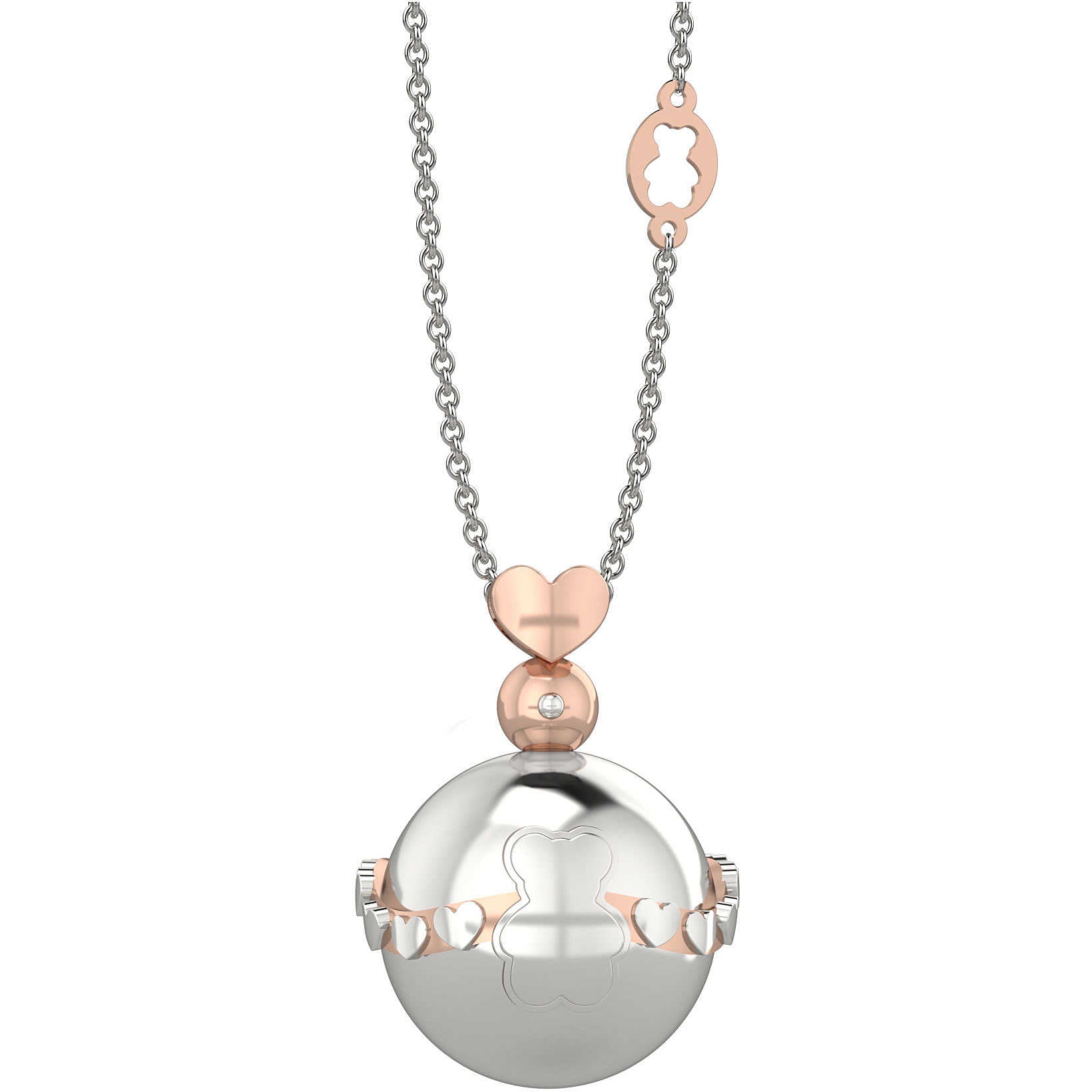 Collana Donna Nanàn Argento 925 Chiama Angeli Orso NAN0161