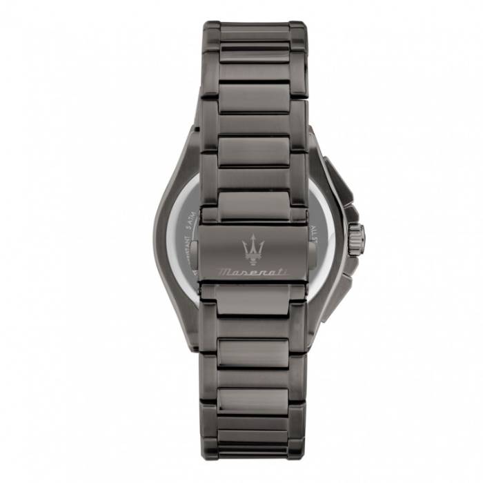Orologio Uomo Maserati Velocità Acciaio Nero Quarzo Nero Crono Data R8873653006