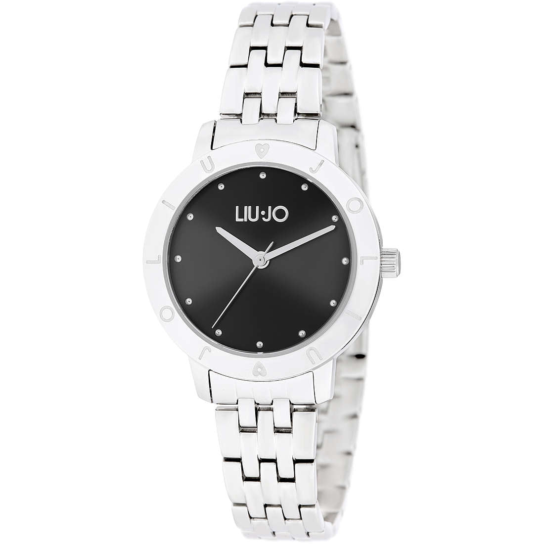 Orologio Donna Acciaio Liu Jo Greta Quarz Nero  Solo Tempo TLJ1810