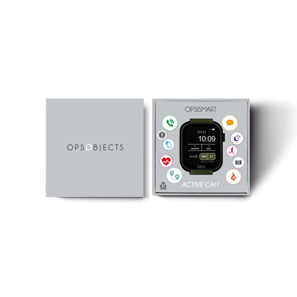 Orologio Uomo Ops Smartwatch Active Call Nero Giallo OPSSW-32