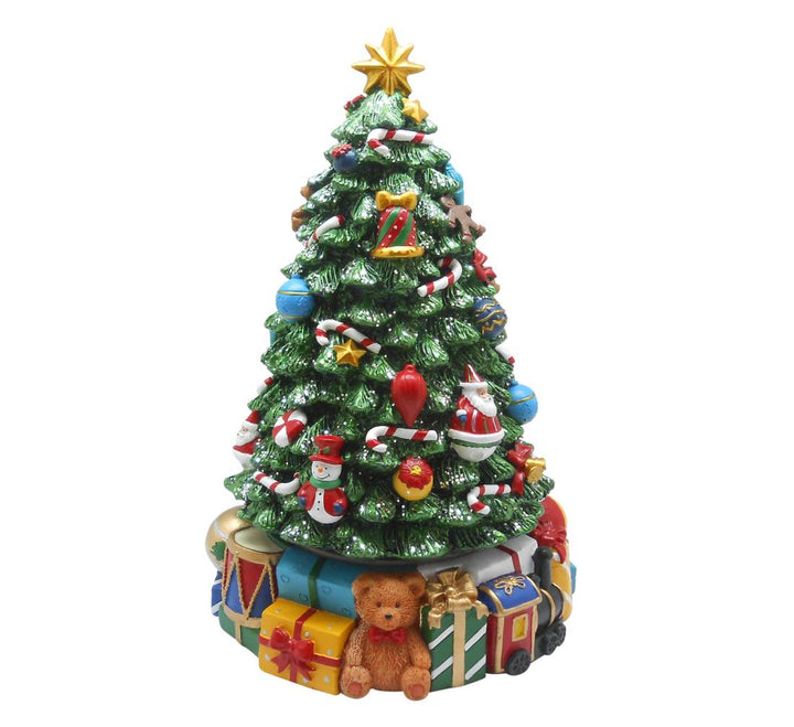 Scultura Il Mondo Dei Carillion  albero di natale con regali 59142
