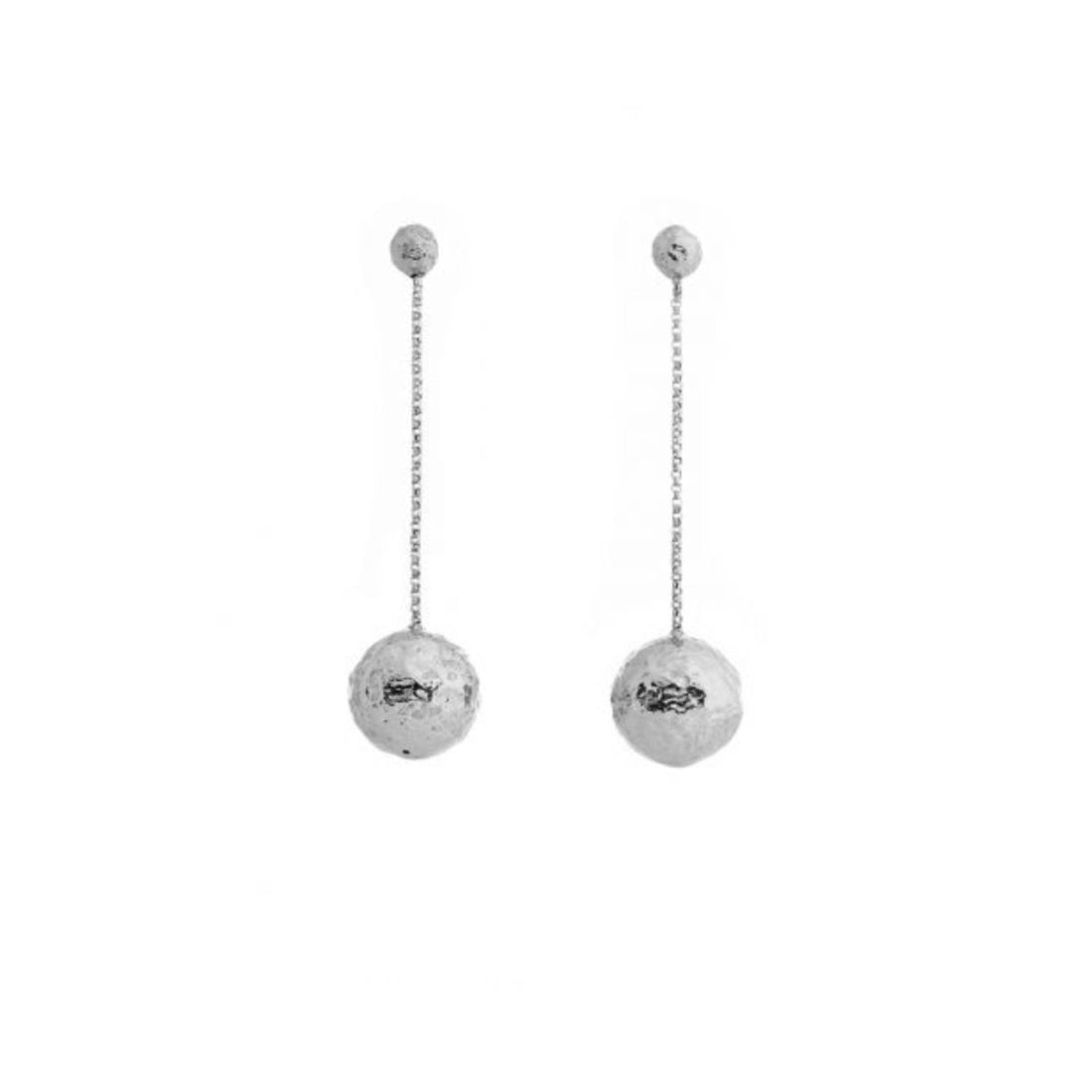 Orecchini Donna Unoaerre Argento 925 Bianco Pendenti Biglie Catena 509166