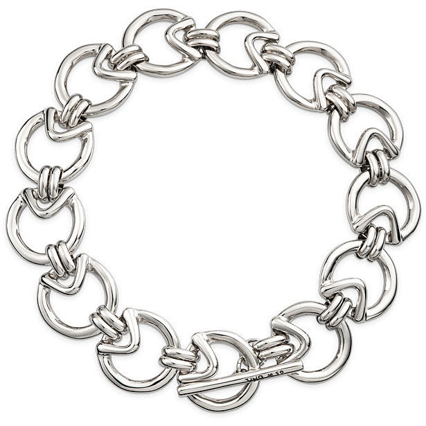 Collana Donna Uno De 50 A Catena Maglia Intrecciata Chiusura A Spirale