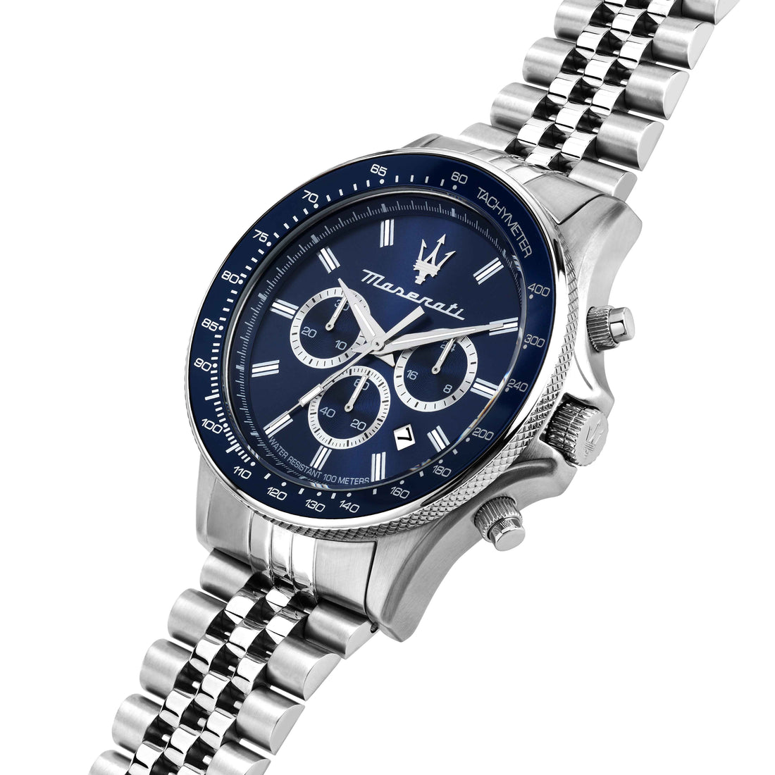 Orologio Uomo Maserati Sfida Acciaio Jubilè Cronografo Blu Data R8873640025