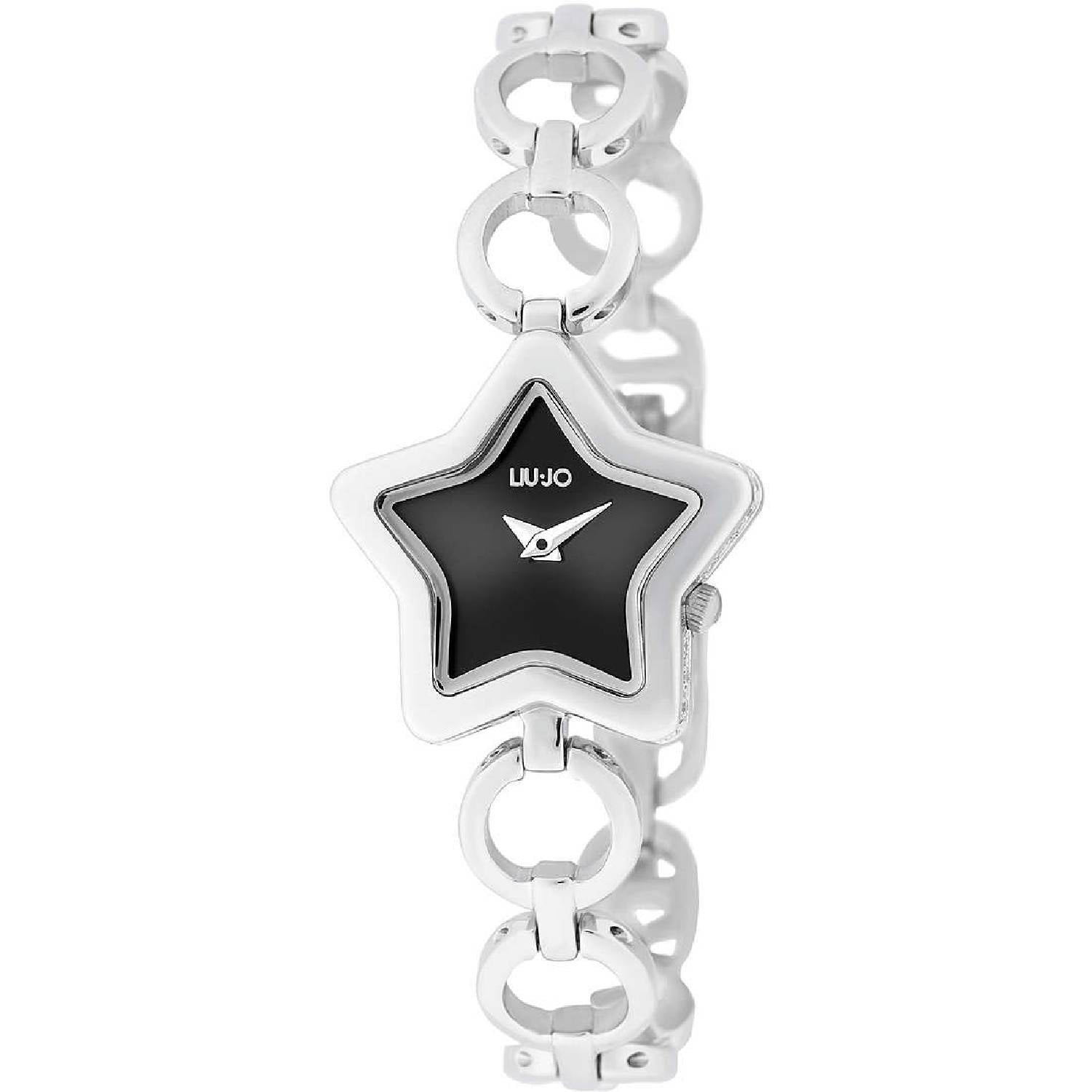 Orologio Donna Acciaio Liu-Jo Luxury To Be Star Bianco Nero Solo Tempo Quarzo