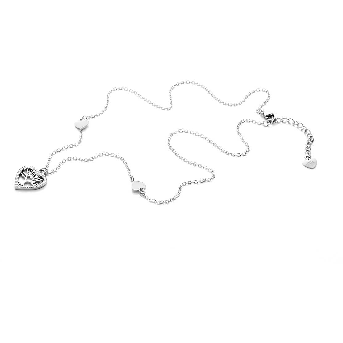 Collana Donna Acciaio 4US Cesare Paciotti Cuore Albero Della Vita 4UCL3411W