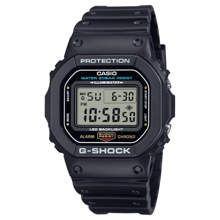 Orologio Uomo Casio G-SHOCK Quarzo Nero Digitale Cronografo DW-5600UE-1VER