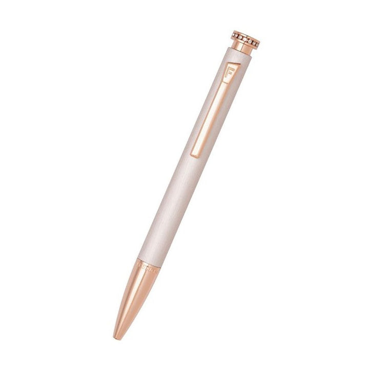Penna Donna Festina Acciaio Bianco Satinato Rosè Zirconi FS123/J