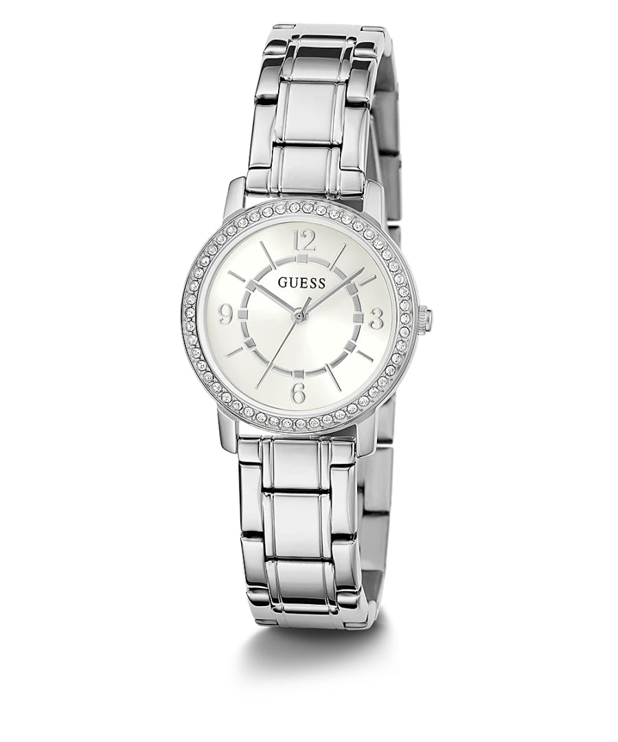 Orologio Donna Guess Quarzo Solo Tempo Zirconi Acciaio GW0468L1