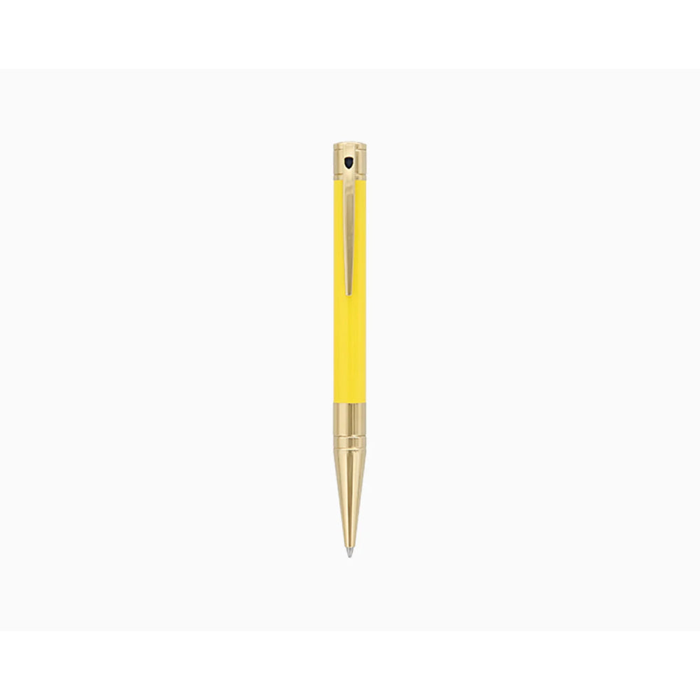 Penna Uomo Dupont Acciaio Dorato Smalto Giallo 265280