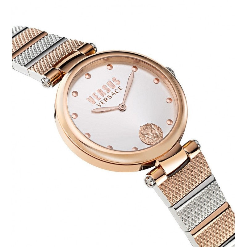 Orologio Donna Versus By Versace Quarzo Solo Tempo Acciaio Bicolore Leone Rosè VSP1G0821