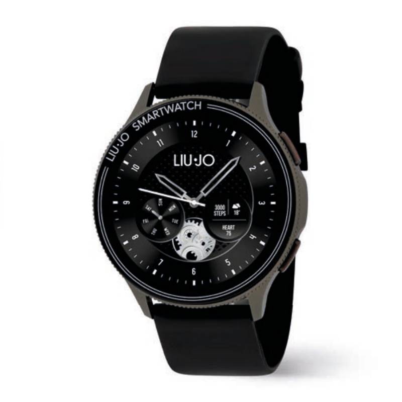 Orologio Uomo Liu Jo Smartwatch Voice Man Acciaio Cinturino Silicone Nero SWLJ073