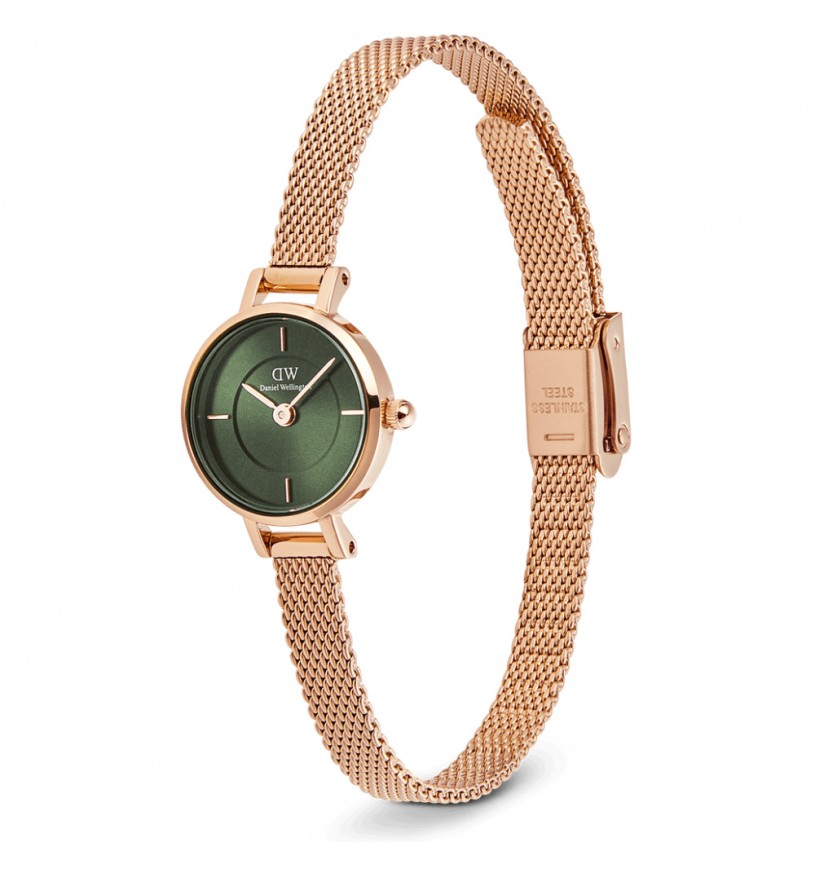 Orologio Donna Daniel Wellington Acciaio Champagne Petit Mini Melrose DW00100742