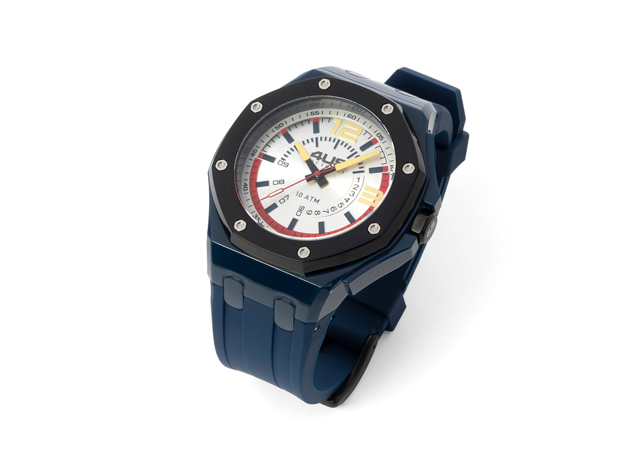 Orologio Uomo 4US Cesare Paciotti Quarzo Solo Tempo Gomma Blu T4ST410
