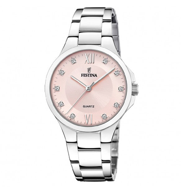 Orologio Donna Festina Al Quarzo Con Cristalli F20582/2