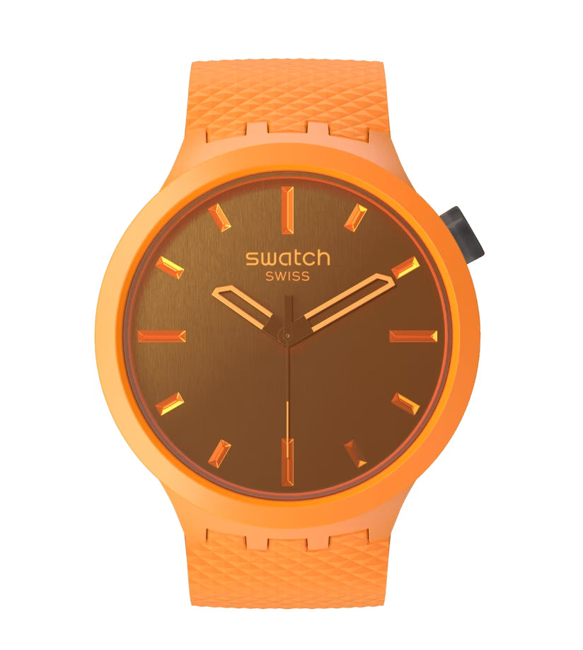 Orologio Unisex Swatch Big Bold Crushing Orange Quarzo Arancione SB05O102