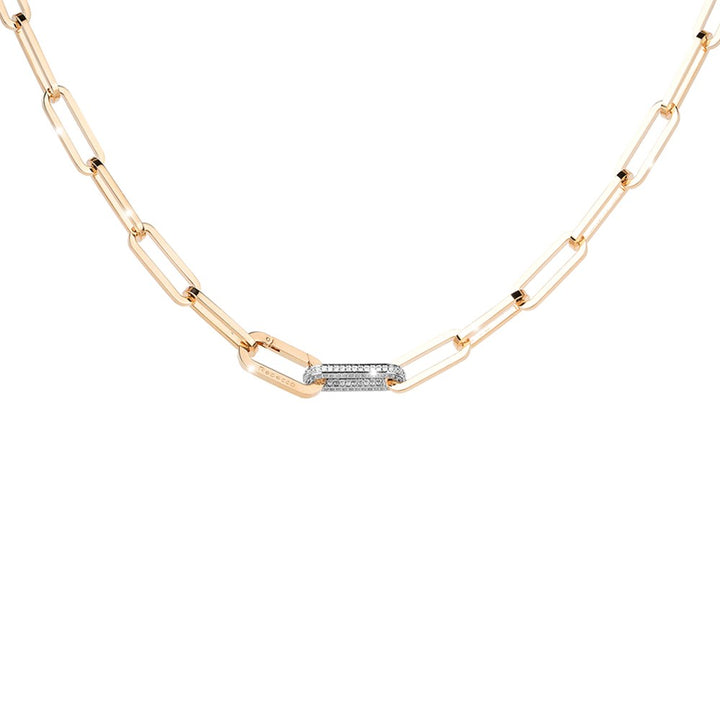 Collana Donna Rebecca Bronzo Dorato Grumetta BCCKB015
