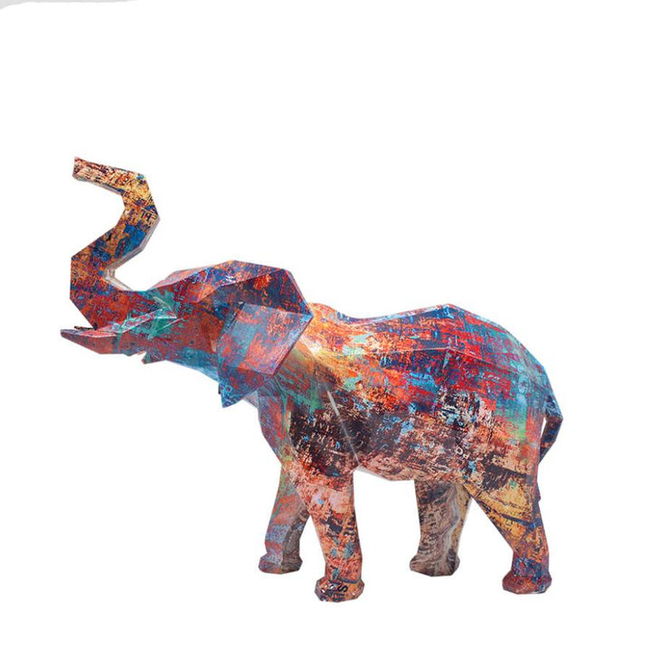 Scultura Poishome Elefante Resina 39x17x33 KH22B6037-39E