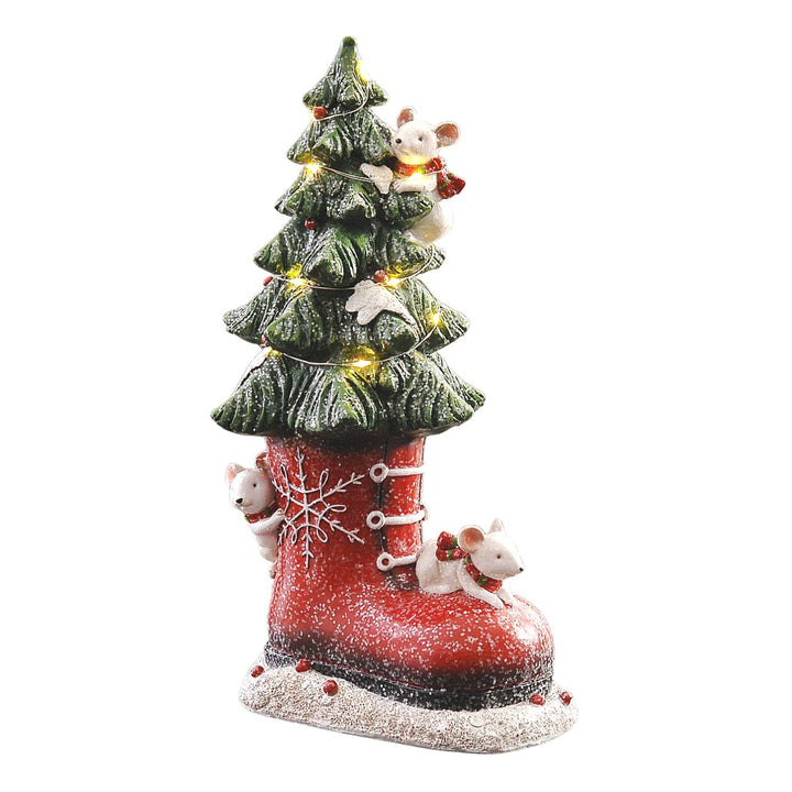 Stivale Rosso Albero Di Natale Vetur 31 cm 93515
