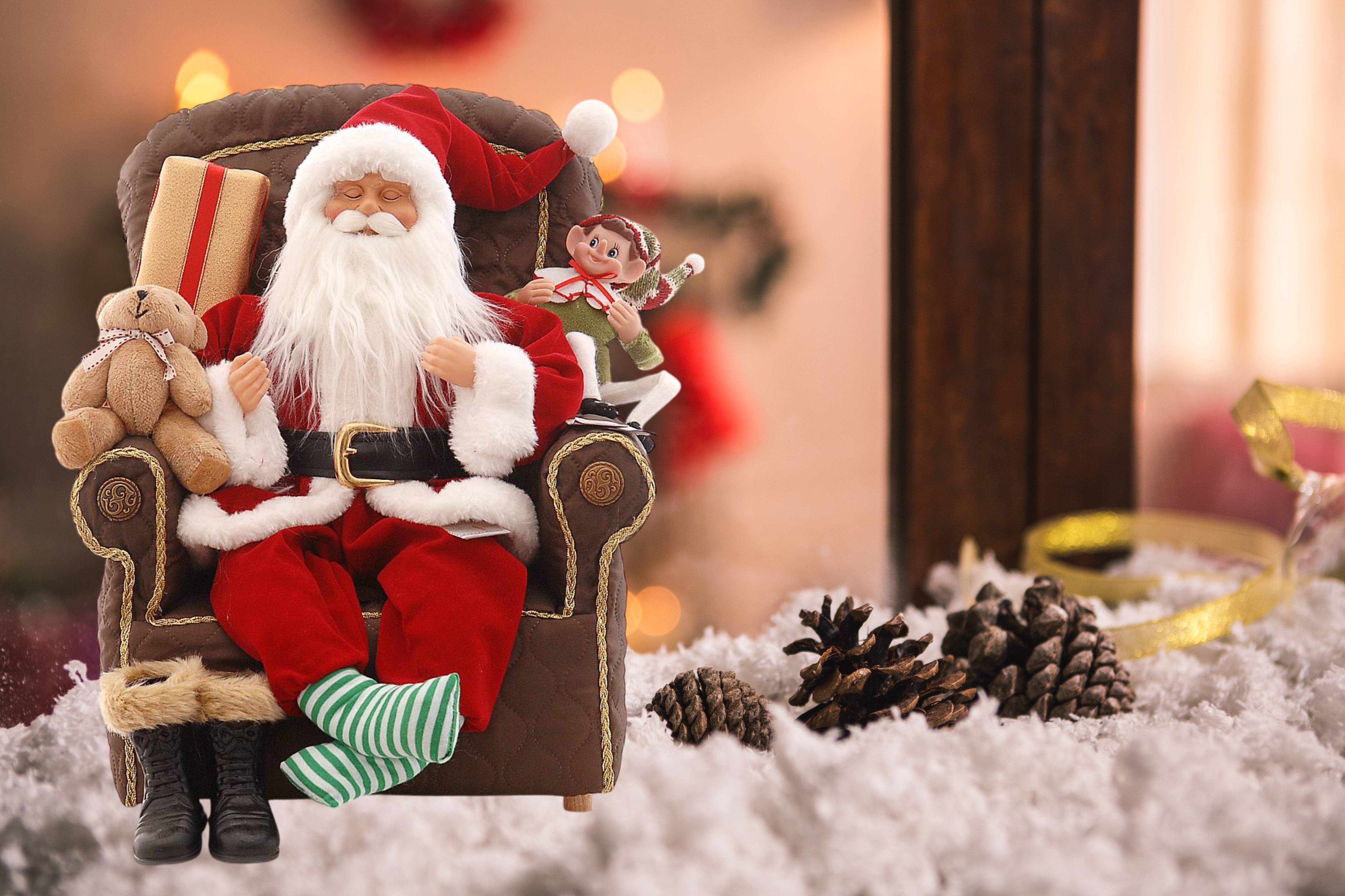 Babbo Natale Vetur Rosso 44,50 cm 17128