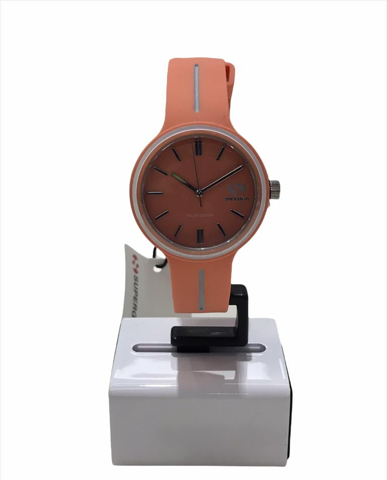 Orologio Donna Superga Quarzo Solo Tempo Cinturino Silicone Pesca