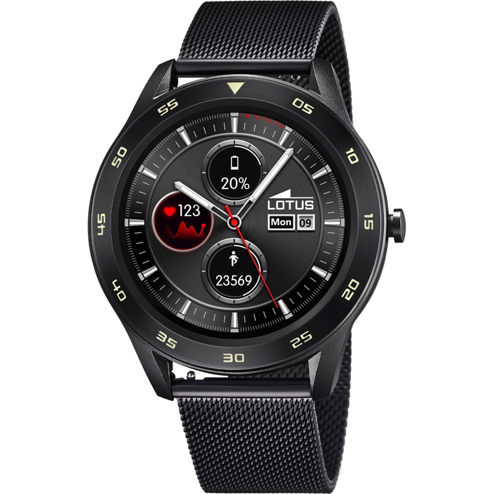 Orologio LOTUS  Smartwatch Cinturino Acciaio Milano e cinturino gomma