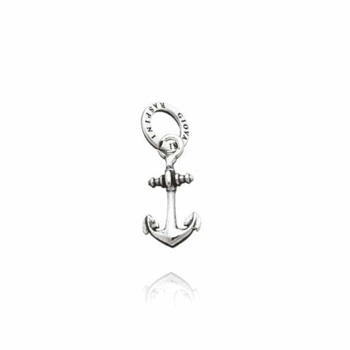 Charm Unisex Giovanni Raspini Argento 925 Ancora Realizzato A Mano 08071