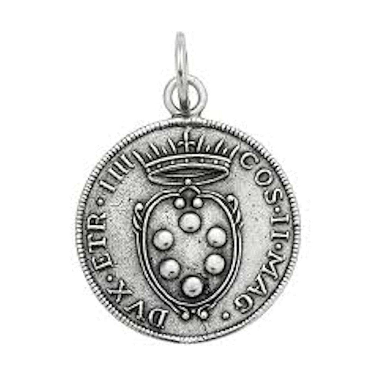 Charm Unisex Giovanni Raspini Argento 925 Stemma Mediceo Realizzata A Mano 09452