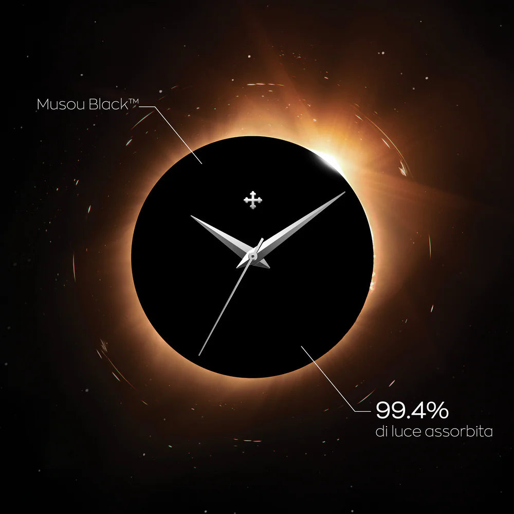 Orologio Uomo Venezianico UltraBlack 40 mm Pelle 1221510