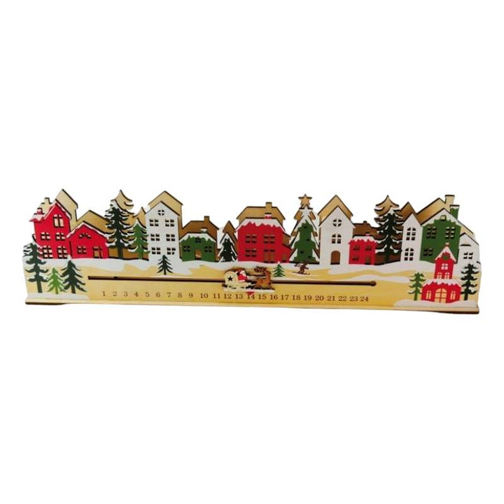 Scultura Natalizia Il Mondo Dei Carillion Calendario Dell'Avvento Legno 64098