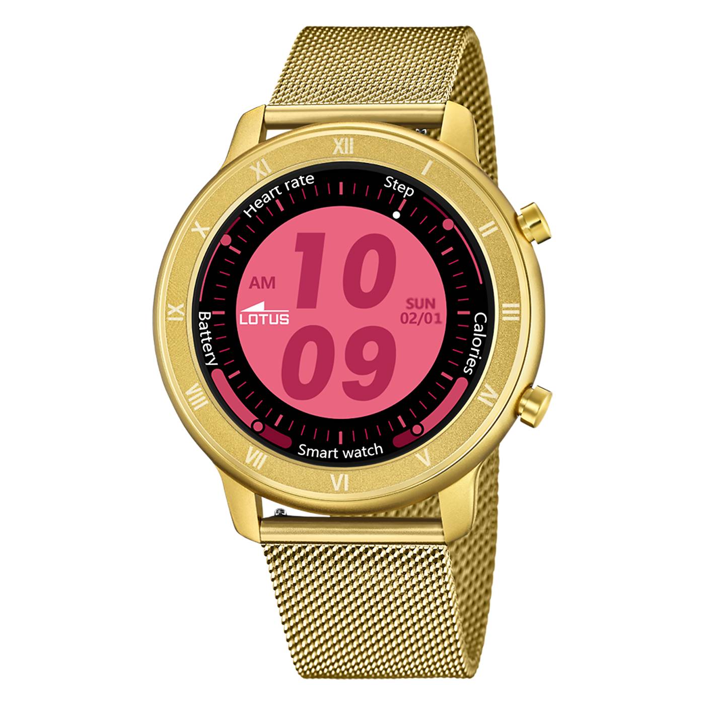Orologio LOTUS  Smartwatch Cinturino Acciaio Milano e cinturino gomma