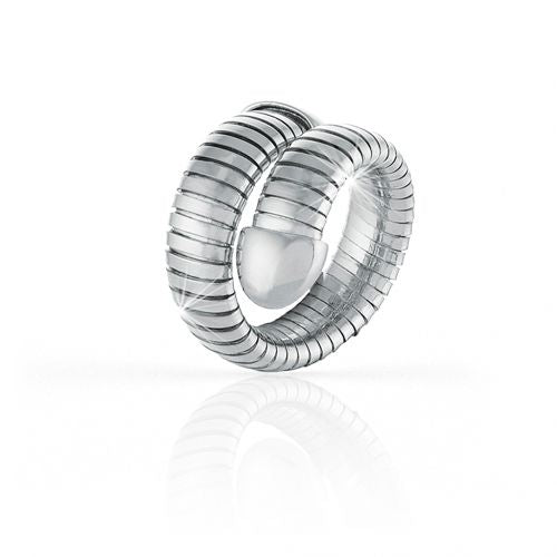 Anello Donna Unoaerre Regolabile Tubogas Bronzo Lucido Argentata 466547