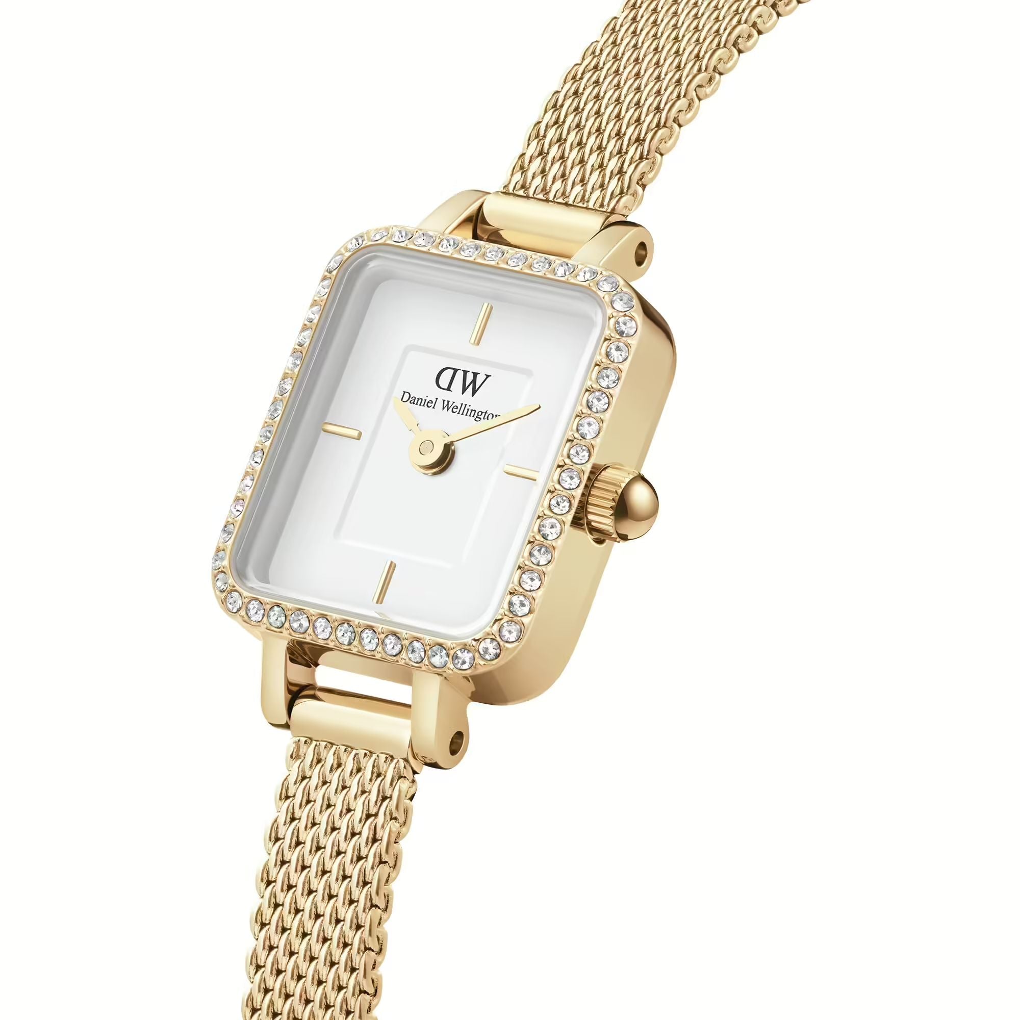 Orologio Donna Daniel Wellington Quadro Mini Acciaio Dorato  DW00100730