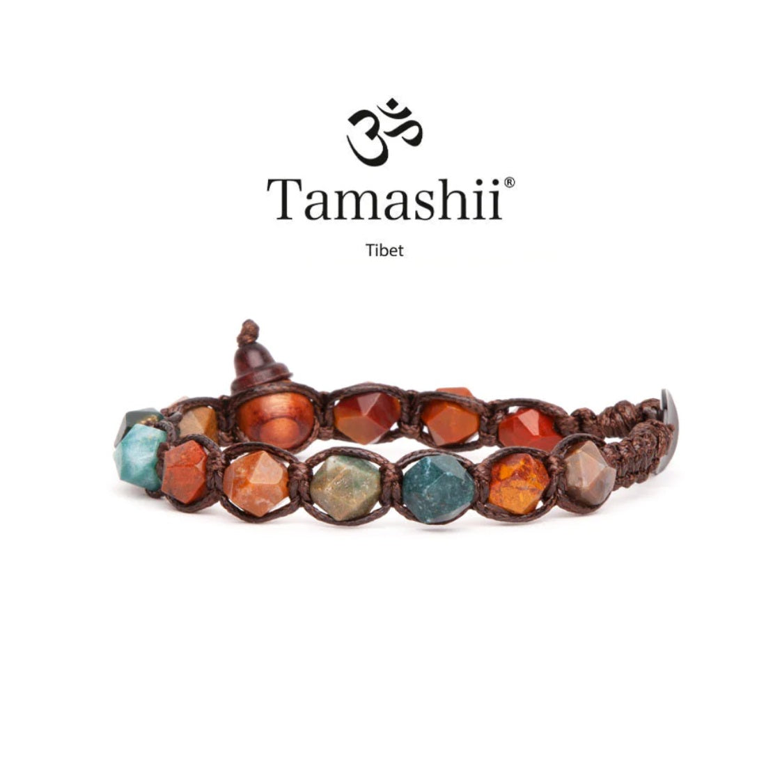 Bracciale Uomo Tamashii Pietra Agata Muschiata cut BHS911-17