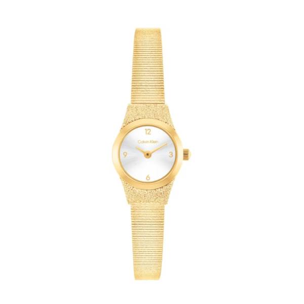 Orologio Donna Acciaio Oro Calvin Klein Quarzo Solo Tempo 25100193