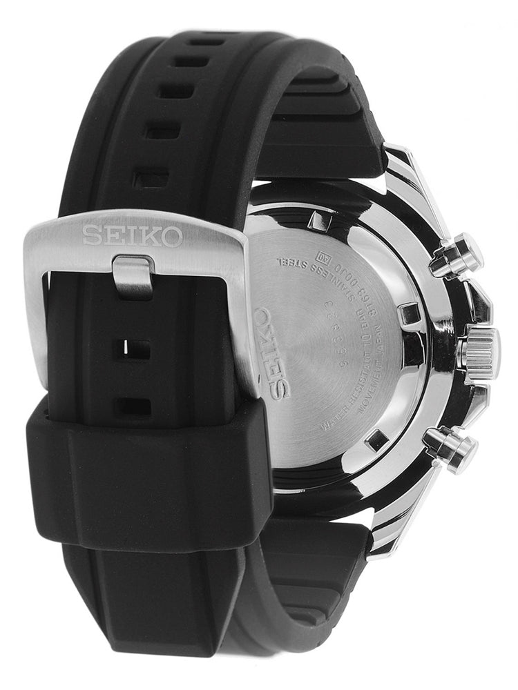 Orologio Uomo Seiko Sport Quarzo Cronografo Data Acciaio Gomma SSB347P1