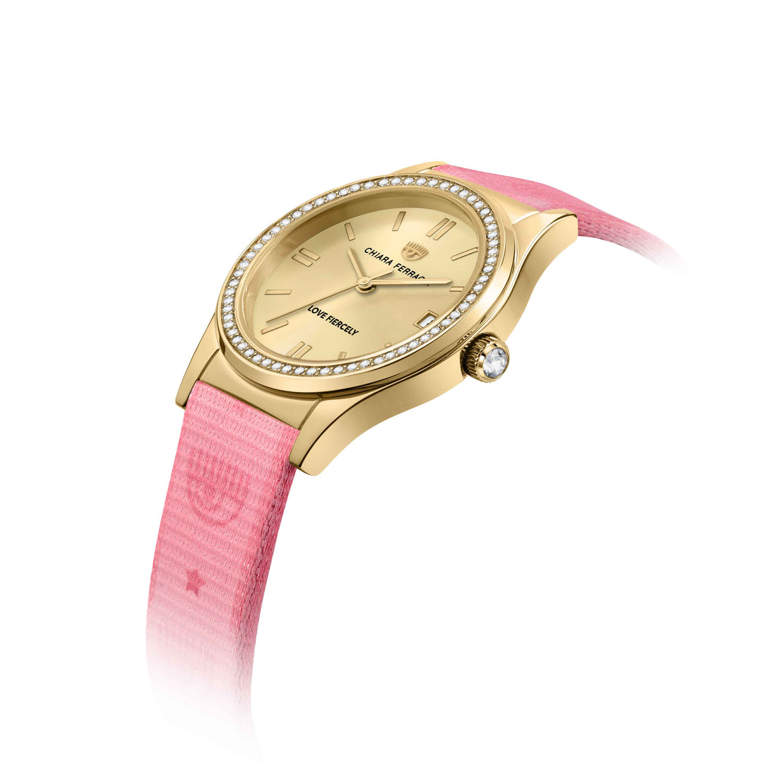 Orologio Donna Chiara Ferragni Quarzo Solo Tempo Acciaio Dorato Pelle