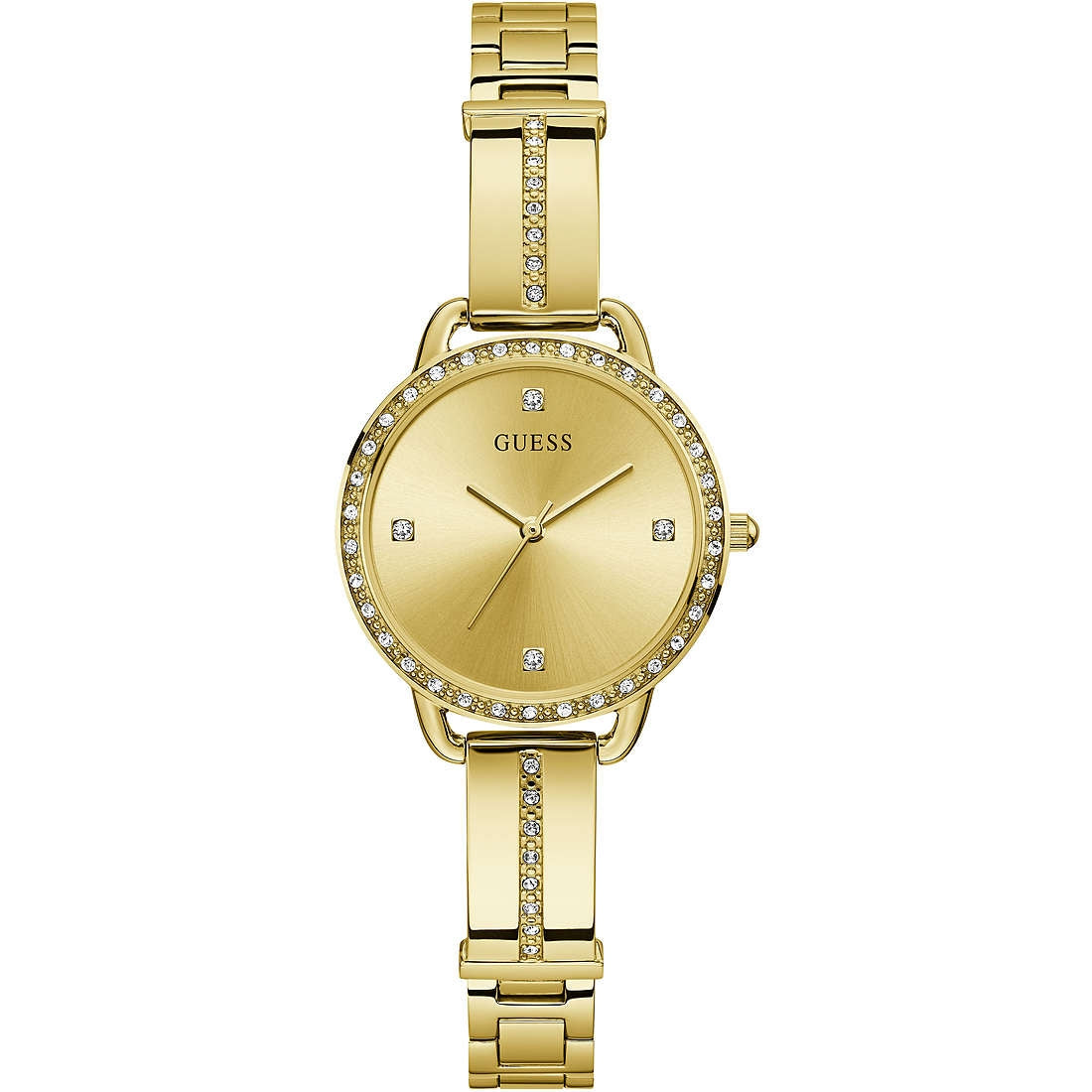 Orologio Donna GUESS Acciaio Dorato Quarzo Solo Tempo GW0022L2