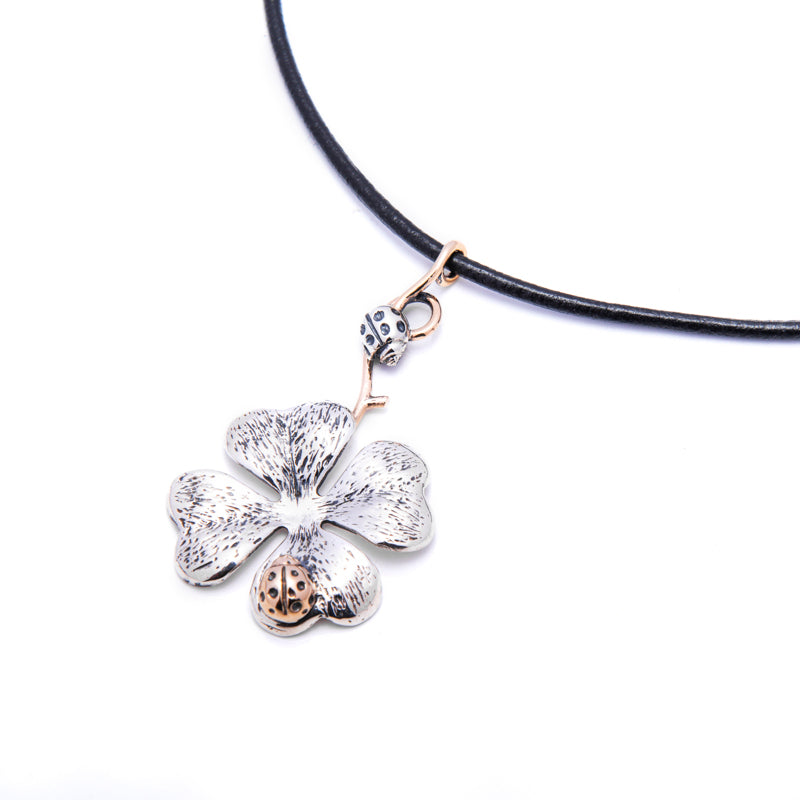 Ciondolo Donna Nemoris Argento 925 quadrifoglio NCQ01