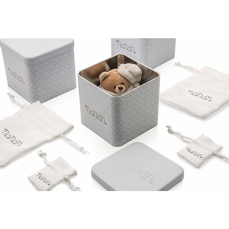 Bracciale Bambina Nanàn Argento 925 Tennis Targhetta Zirconi Rosa Orsetto NAN0340