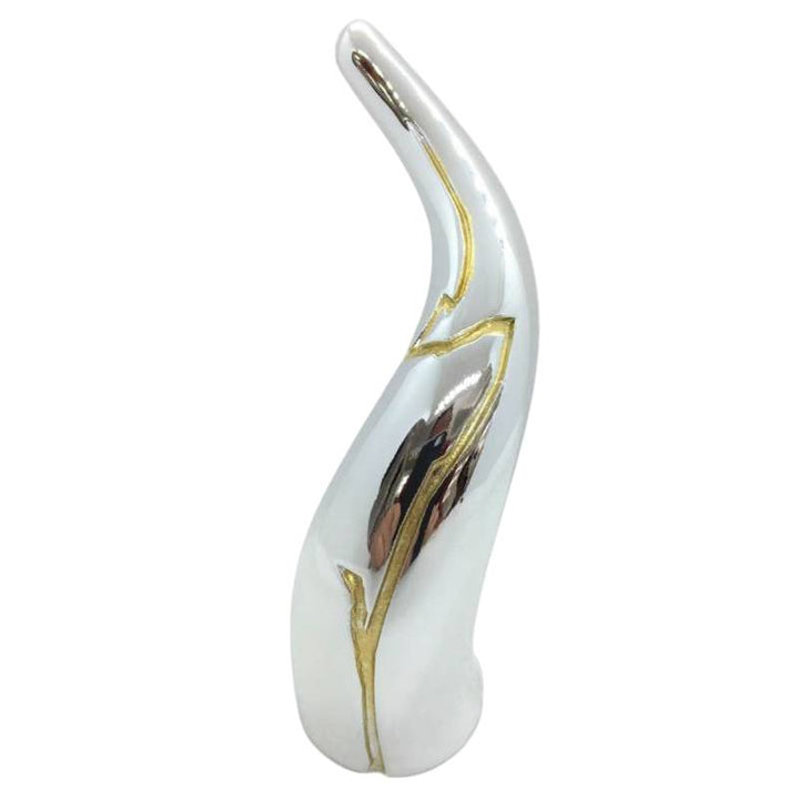 Corno Sequenze Kintsugi Argento Oro 33cm KN0193/3