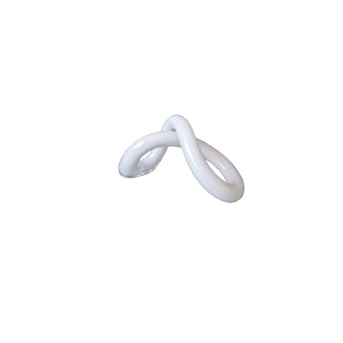 Scultura Cristallo Onlylux Sogninfiniti 26,5 cm Bianco OL03481