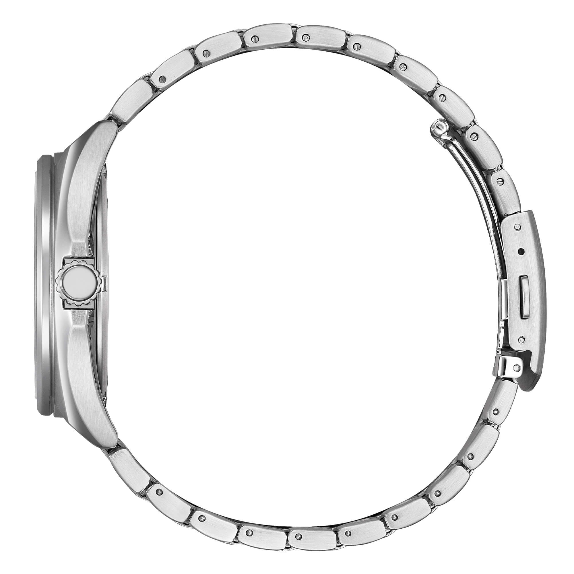 Orologio Uomo Citizen Verde Militare Eco-Drive Solo Tempo Acciaio Data AW1571-76X