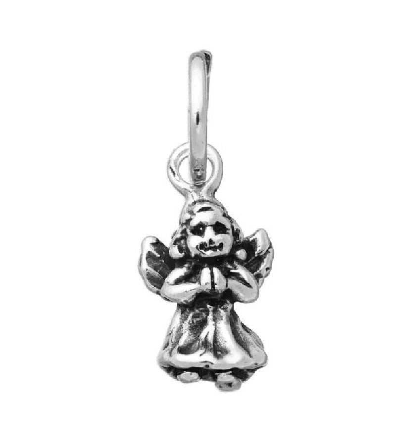 Charm Unisex Giovanni Raspini Argento 925 Mini Angioletto Realizzato A Mano 10917