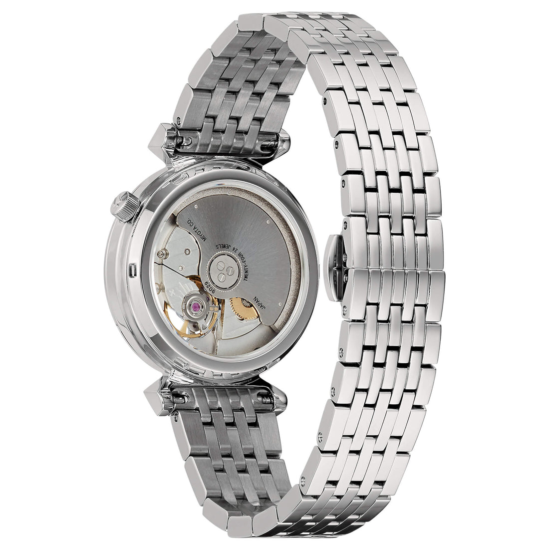 Orologio Donna Bulova Regatta Lady Automatico Madreperla Diamanti 96P222