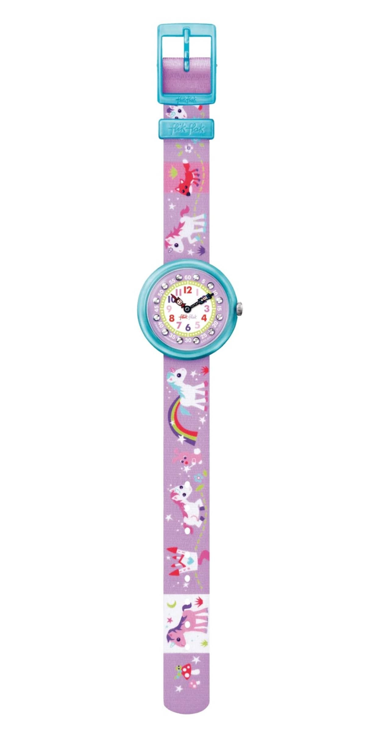 Orologio Bambino Swatch Solo Tempo Flik Flak Magical Unicorns ZFBNP033