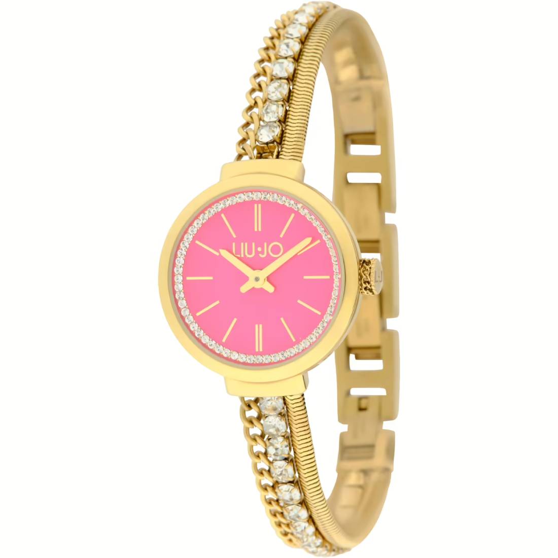 Orologio Donna Liu Jo Acciaio Ensemble Tennis Zirconi Bianchi Quarzo TLJ2366